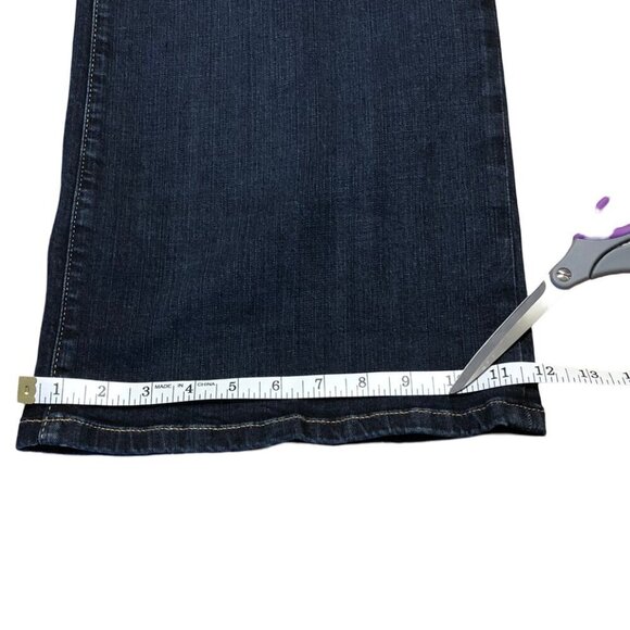 TORRID Mid Rise Jeans Slim Boot Vintage Stretch Denim Women's 28R, 50x31.5 - Picture 15 of 16